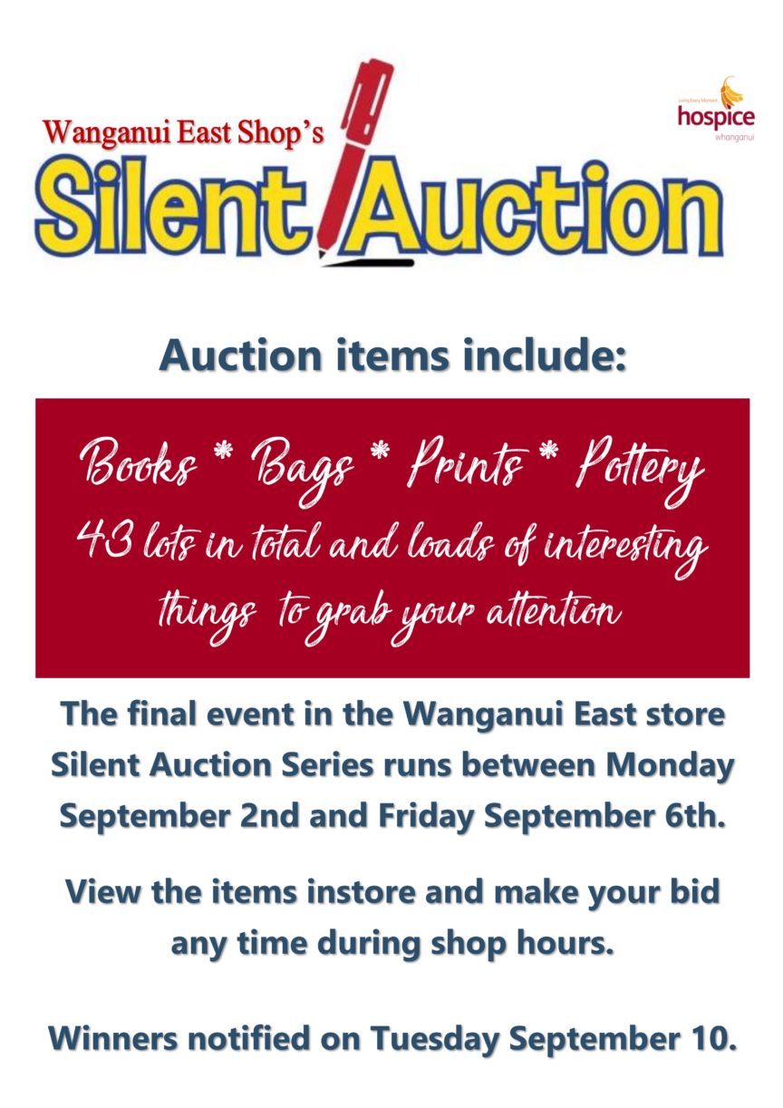 Silent Auction Hospice Whanganui