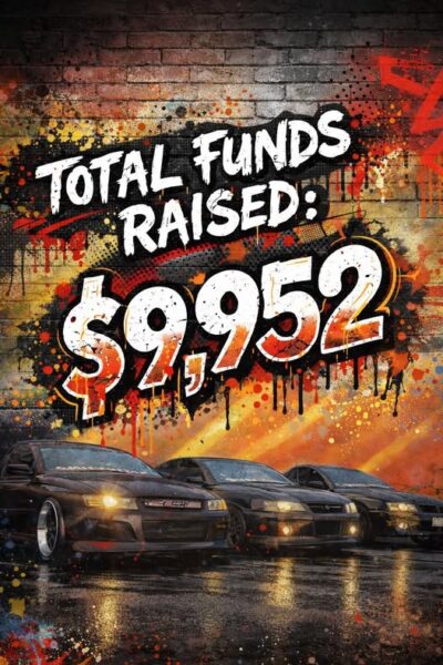 Total funds raised $9,952 at Hittaz for Hospice car and bike show in Whanganui supporting Hospice Whanganui